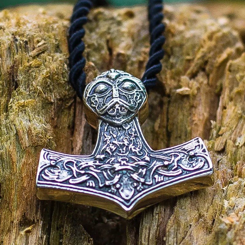 Silver Mjolnir Pendant - Viking Heritage Store