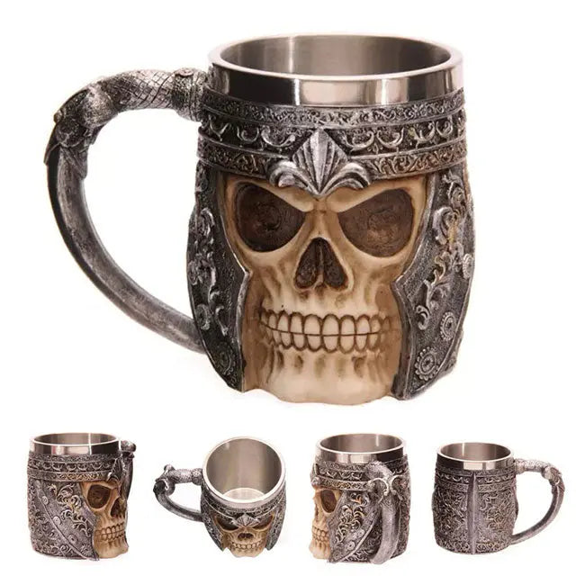 Skull Coffee Mug - Viking Heritage Store