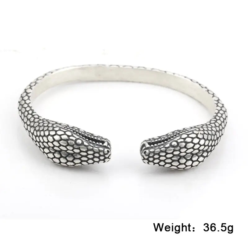 Snake Bracelet Silver - Viking Heritage Store