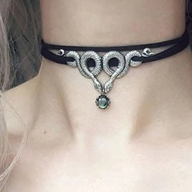 Snake Choker Necklace - Viking Heritage Store