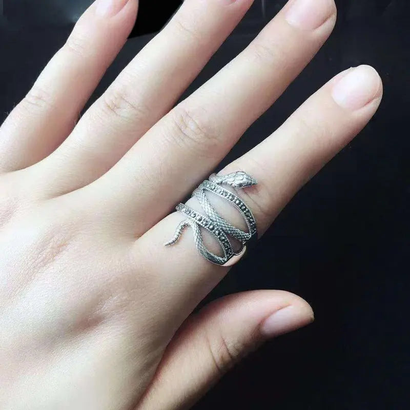 Snake Ring Silver - Viking Heritage Store