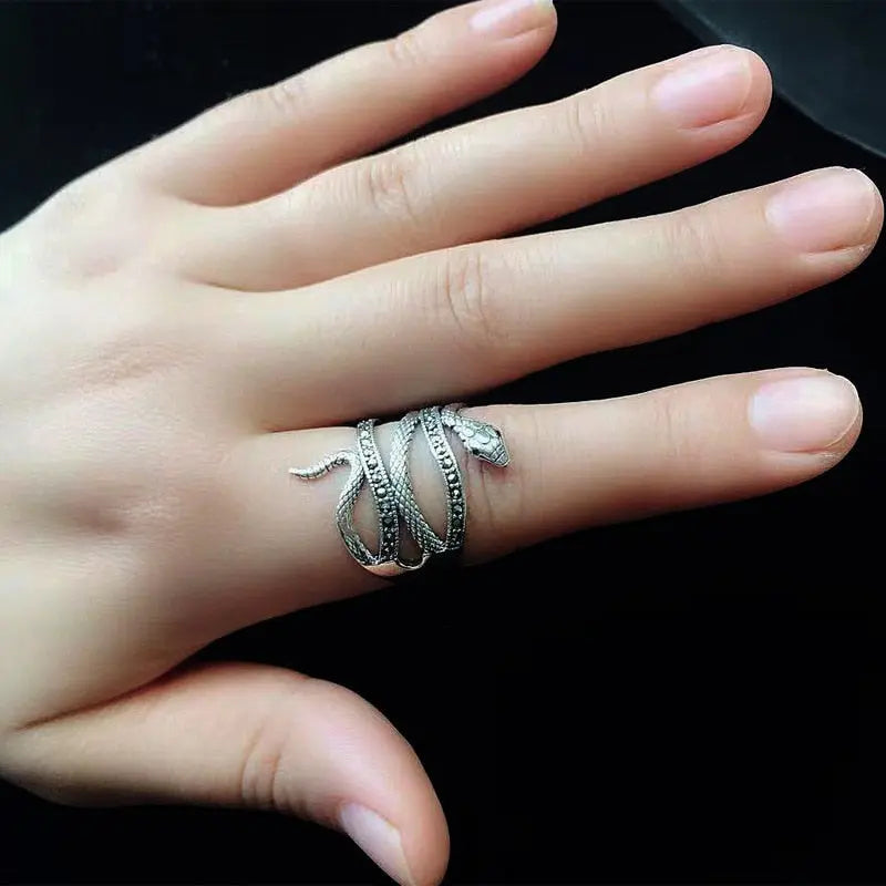 Snake Ring Silver - Viking Heritage Store