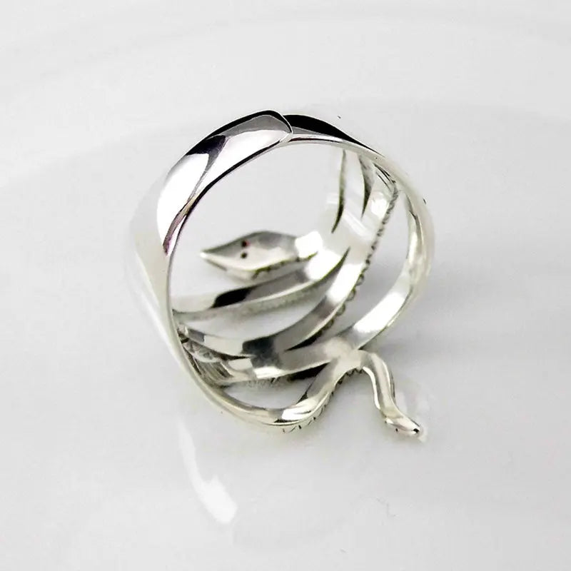 Snake Ring Silver - Viking Heritage Store