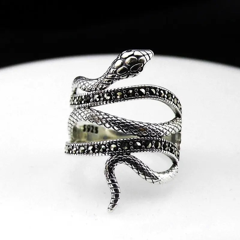 Snake Ring Silver - Viking Heritage Store