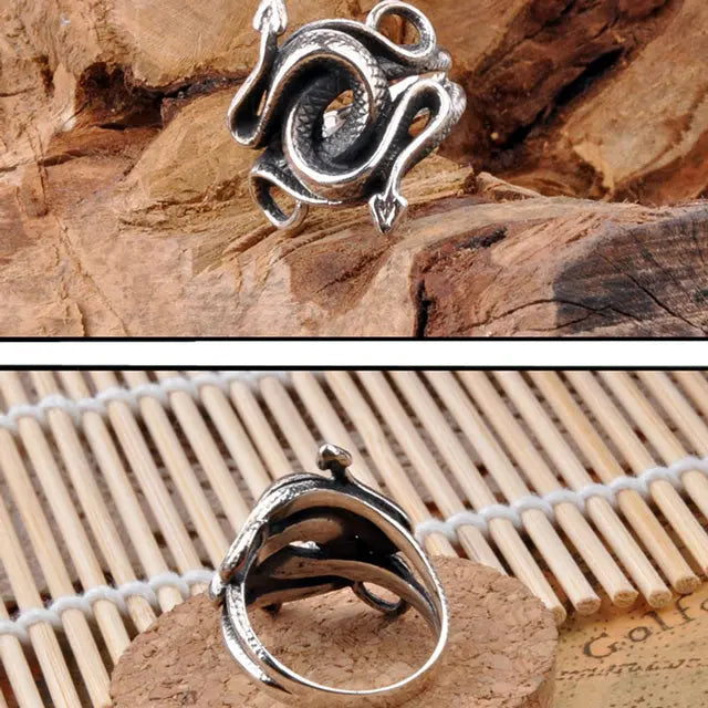 Snake Rings Sterling Silver - Viking Heritage Store