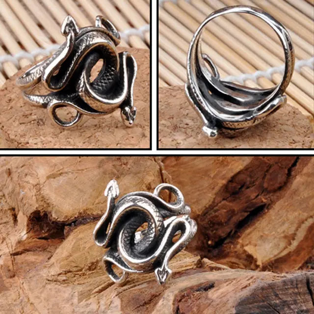 Snake Rings Sterling Silver - Viking Heritage Store