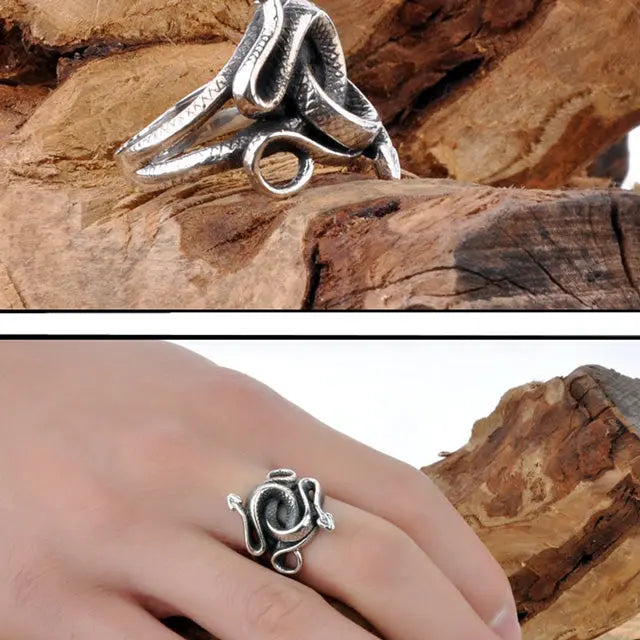 Snake Rings Sterling Silver - Viking Heritage Store