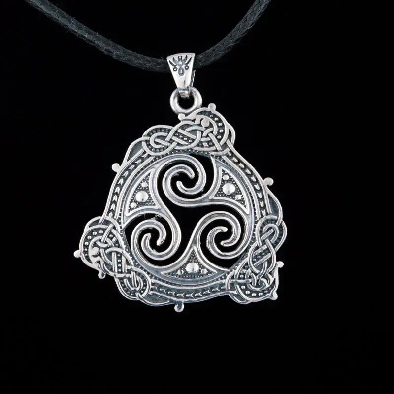 Triskel Necklace (Silver) - Viking Heritage Store