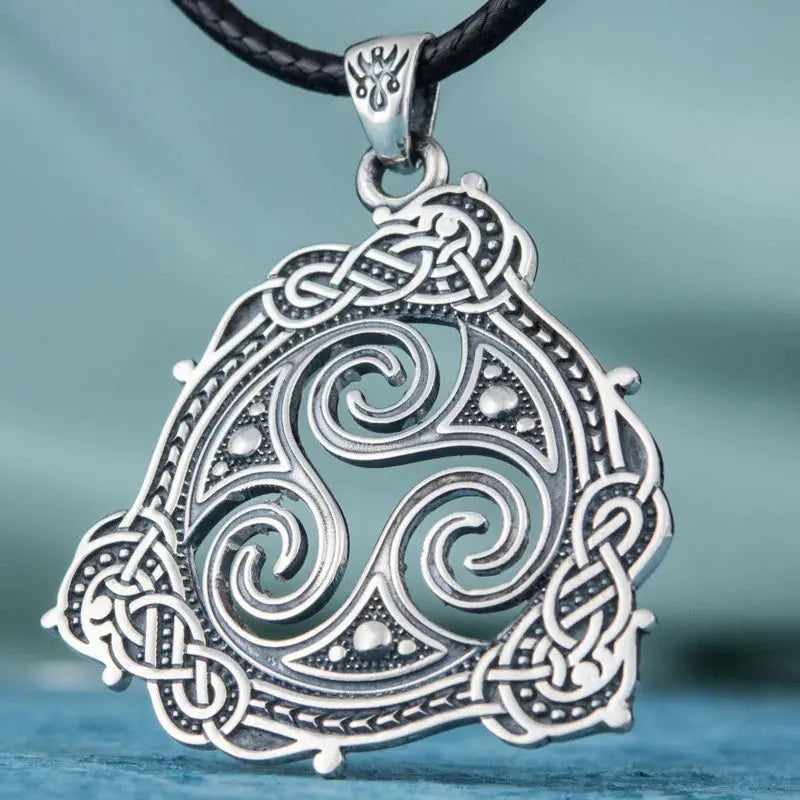 Triskel Necklace (Silver) - Viking Heritage Store