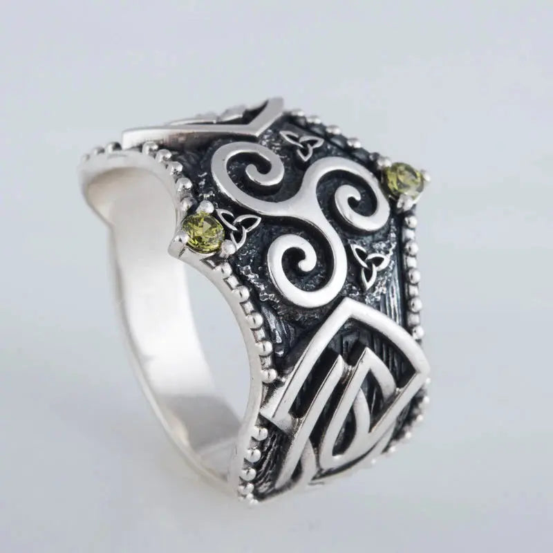 Triskele Ring (Silver) - Viking Heritage Store