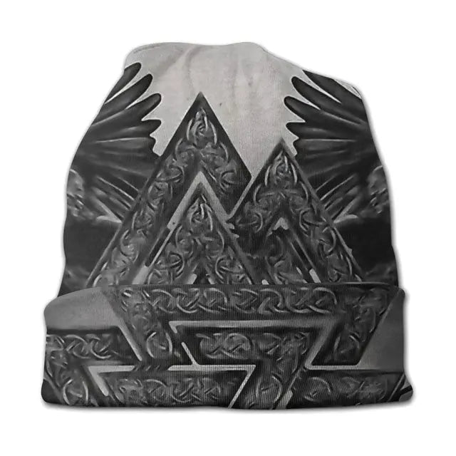 Valknut Beanie - Viking Heritage Store