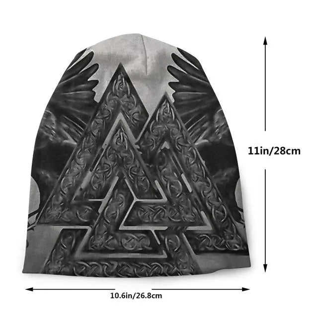 Valknut Beanie - Viking Heritage Store