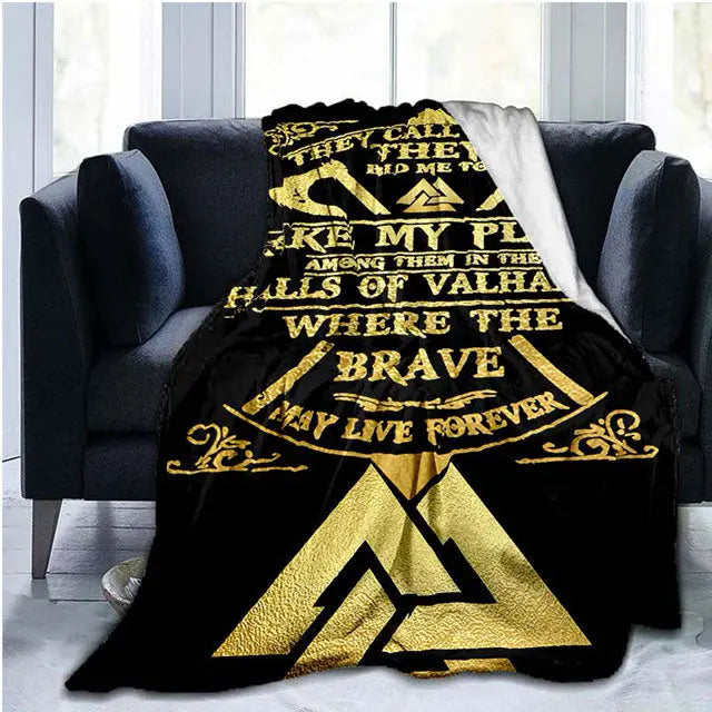 Valknut Blanket - Viking Heritage Store