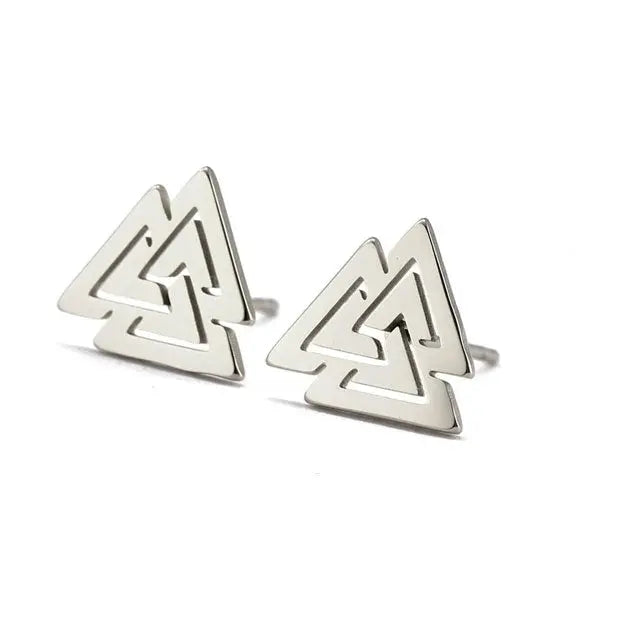 Valknut Earrings - Viking Heritage Store