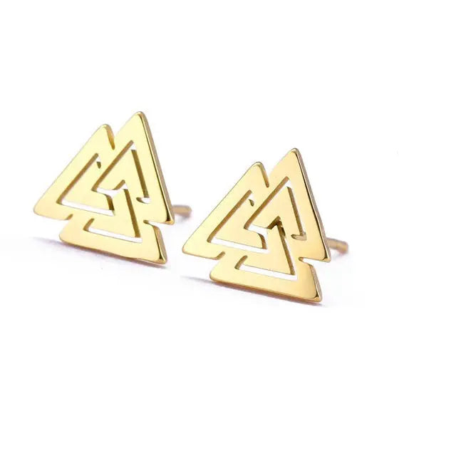 Valknut Earrings - Viking Heritage Store