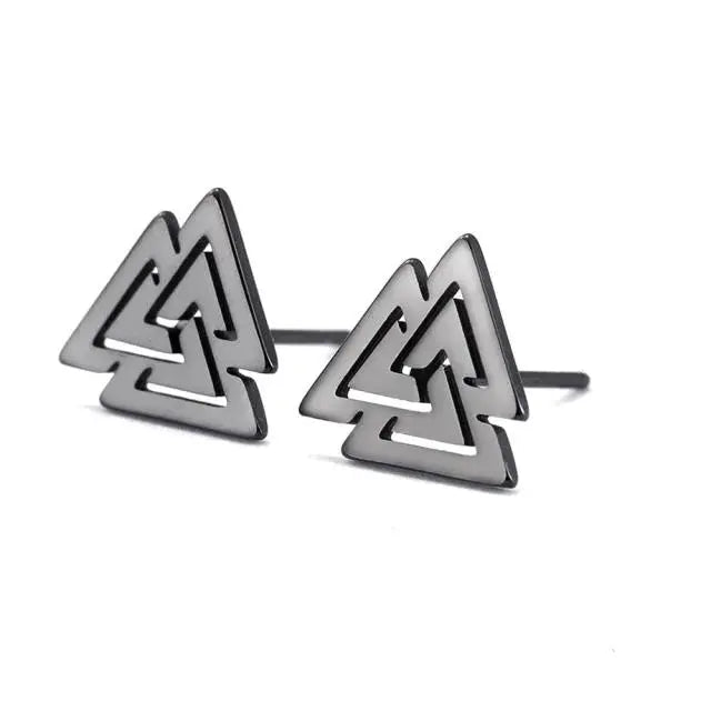 Valknut Earrings - Viking Heritage Store