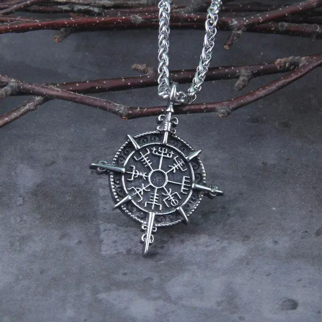 Viking Compass Necklace - Viking Heritage Store