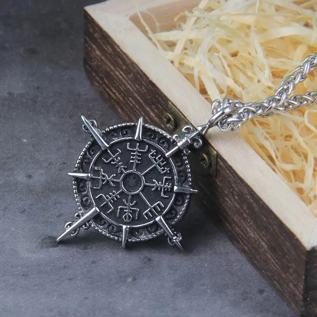 Viking Compass Necklace - Viking Heritage Store