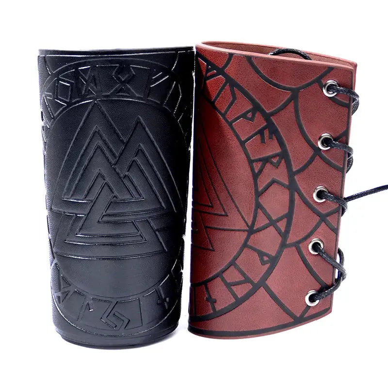 Viking Leather Cuffs-Viking Heritage Store