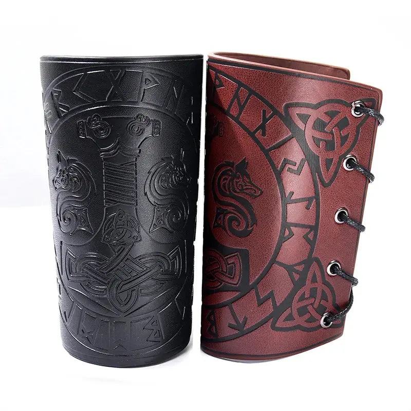 Viking Leather Cuffs-Viking Heritage Store