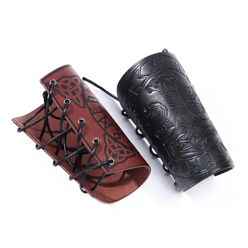 Viking Leather Cuffs-Viking Heritage Store