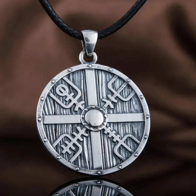 Viking Shield Maiden Necklace (Silver) - Viking Heritage Store