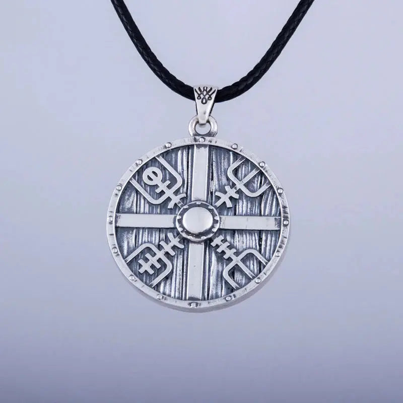 Viking Shield Maiden Necklace (Silver) - Viking Heritage Store