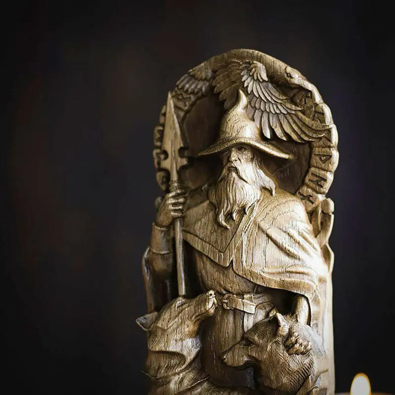 Viking Statue - GOD Odin-Viking Heritage Store