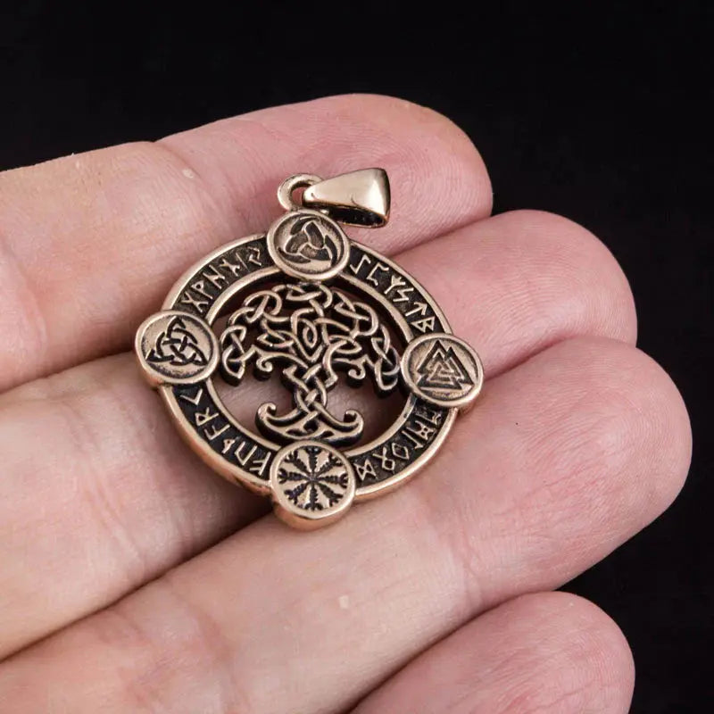 Viking Tree Of Life Necklace (Bronze) - Viking Heritage Store