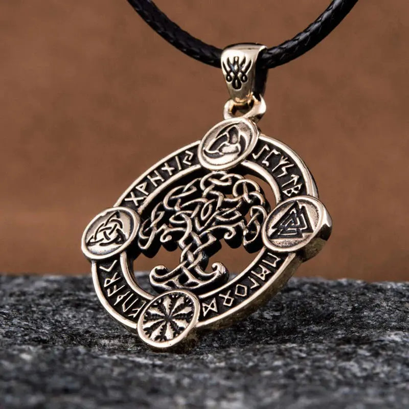 Viking Tree Of Life Necklace (Bronze) - Viking Heritage Store