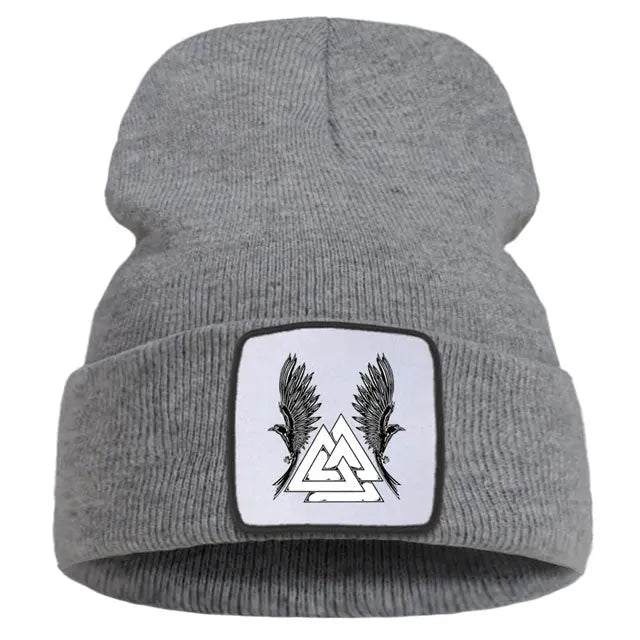 Viking Valknut Beanie - Viking Heritage Store