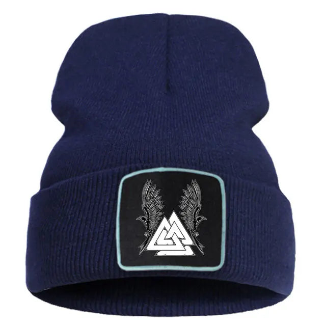 Viking Valknut Beanie - Viking Heritage Store