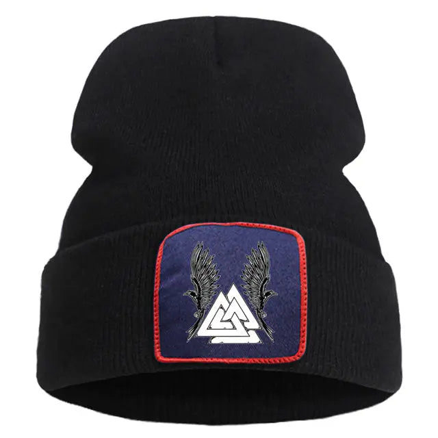 Viking Valknut Beanie - Viking Heritage Store