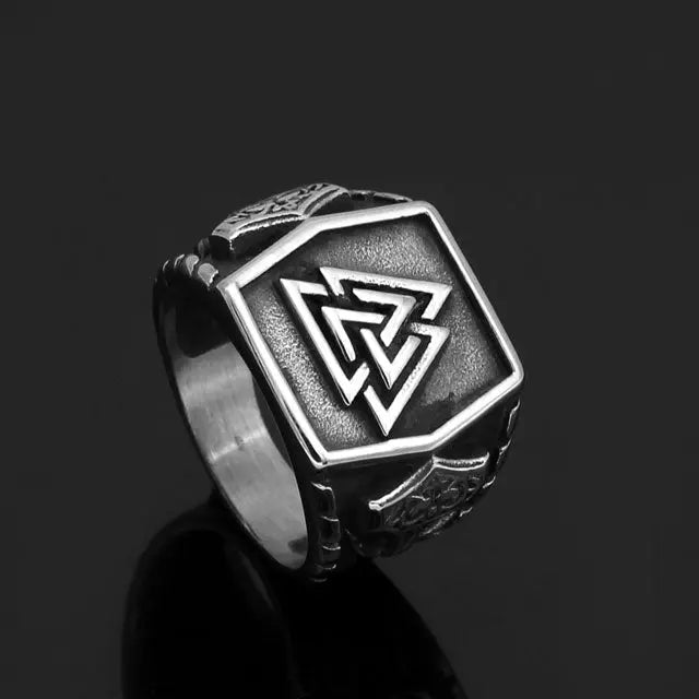 Viking Valknut Ring - Viking Heritage Store