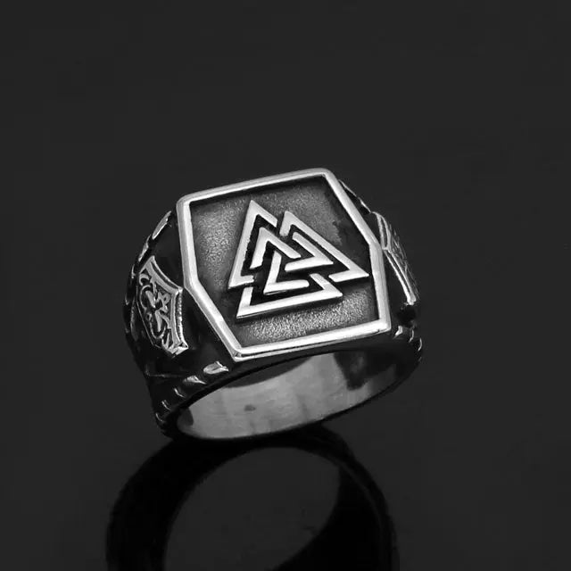 Viking Valknut Ring - Viking Heritage Store