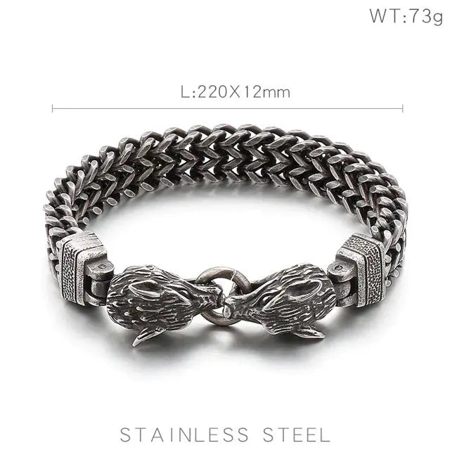 Wolf Bracelet - Viking Heritage Store