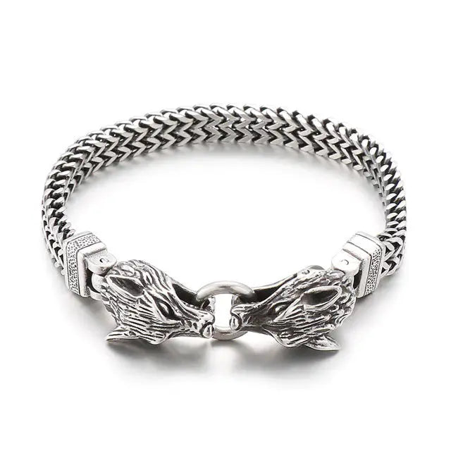 Wolf Bracelet - Viking Heritage Store