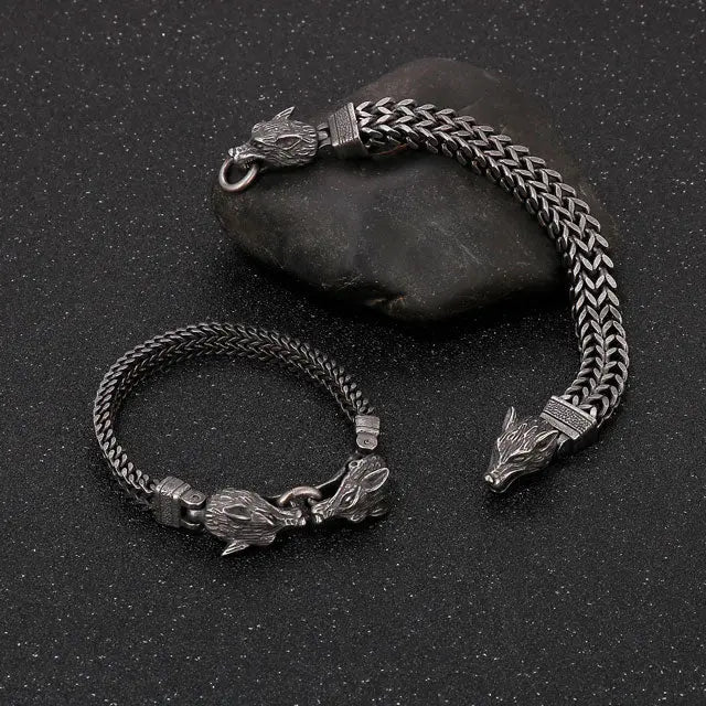 Wolf Bracelet - Viking Heritage Store