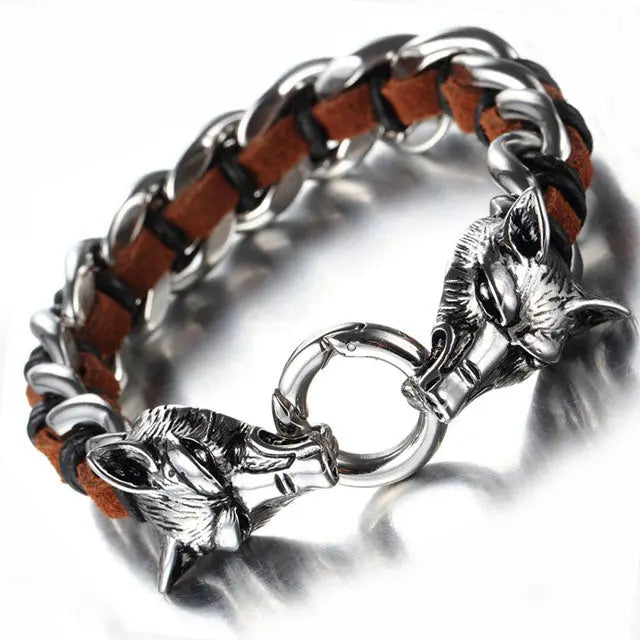 Wolf Bracelets - Viking Heritage Store