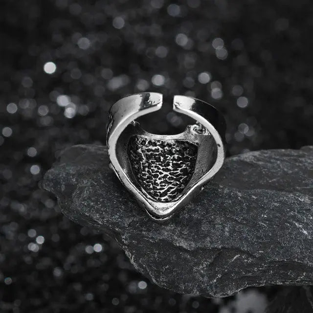 Wolf Head Ring - Viking Heritage Store