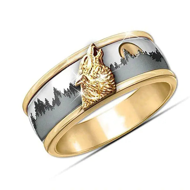 Wolf Moon Rings - Viking Heritage Store