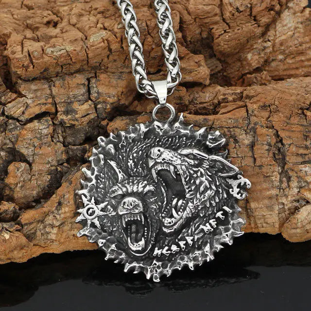 Wolf Pendant Necklace - Viking Heritage Store