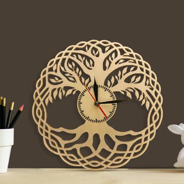 Wooden Wall Clock - Viking Heritage Store