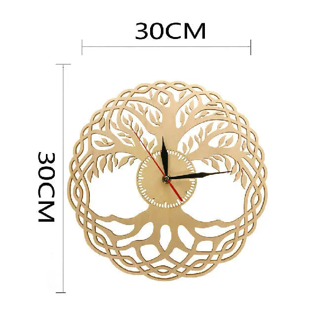 Wooden Wall Clock - Viking Heritage Store