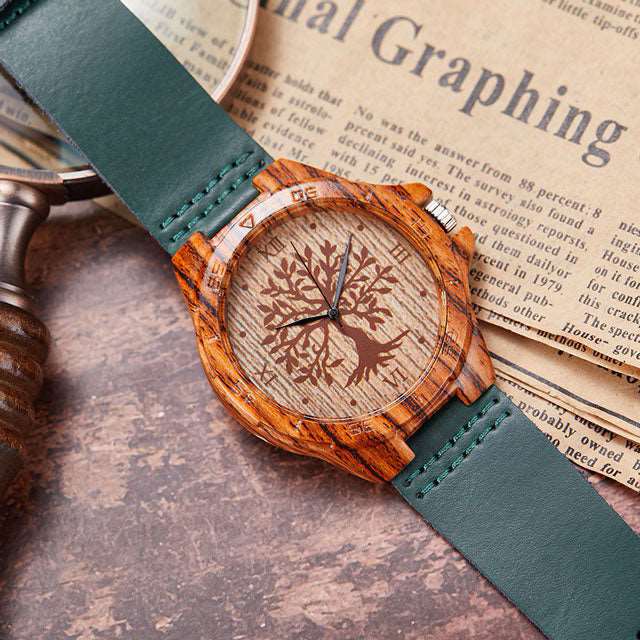 Wooden Watches for Men, shifenmei S5561 Lightweight Dual Time Wood Watches  Date Display Chronograph Calendar Analog Quartz Movement Wristwatches Wooden  Gift Box (Zebra-Calendar) : Amazon.in: Fashion