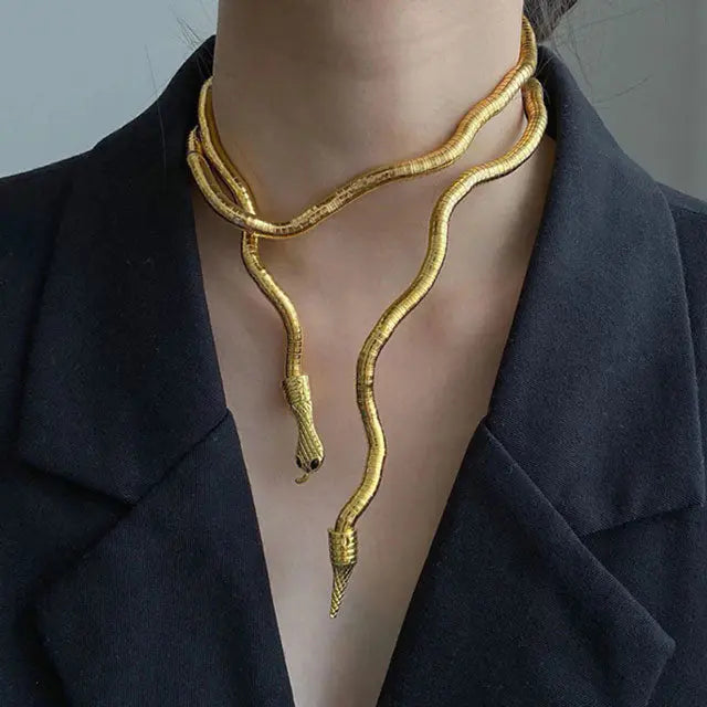 Wrap Around Snake Necklace - Viking Heritage Store