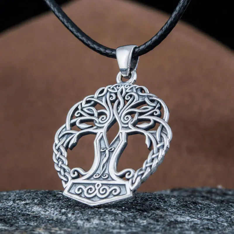 Yggdrasil Necklace (Silver) - Viking Heritage Store