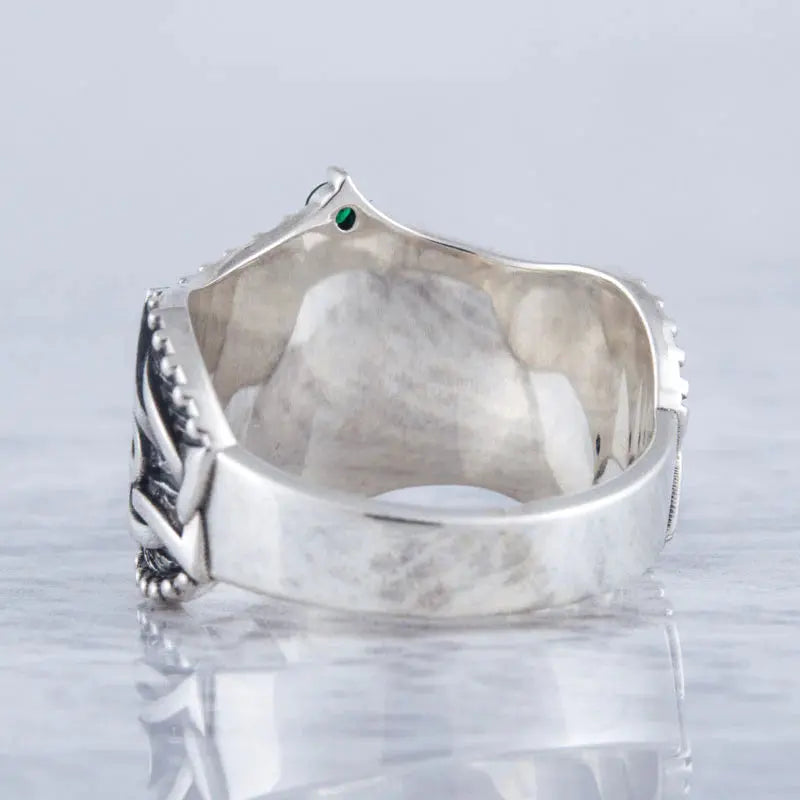 Yggdrasil Ring (Silver) - Viking Heritage Store